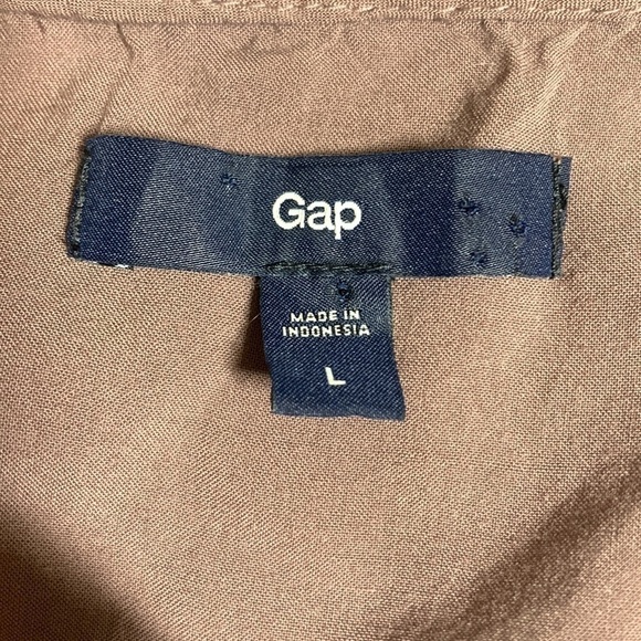 Gap scoop neck peter pan color blouse size large - Picture 4 of 5